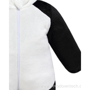 Cotton Animal Cute Panda Boy Baby Rompers Hooded